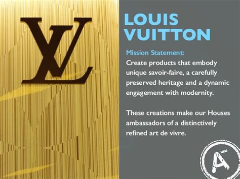 mission statement louis vuitton